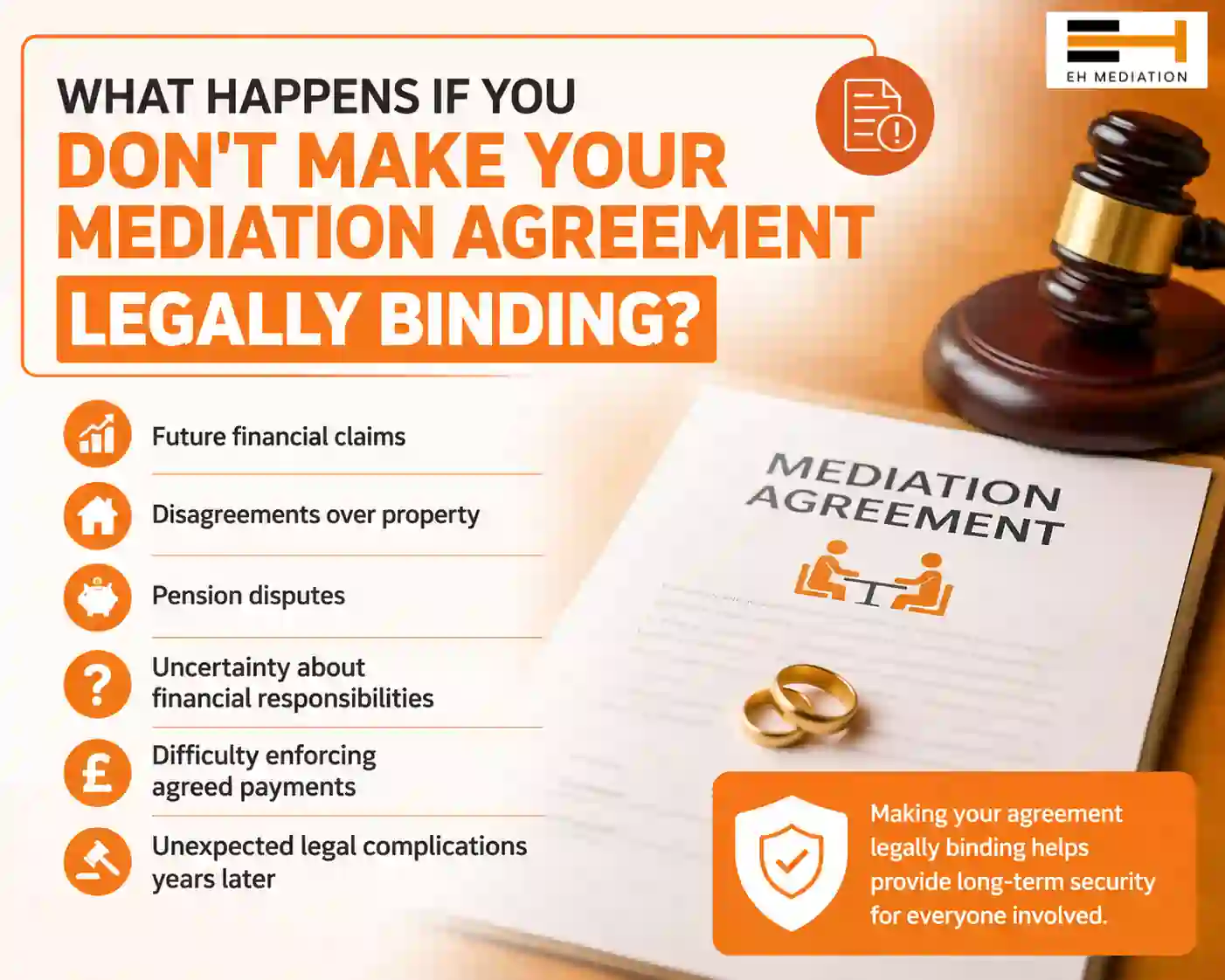 What Happens If You Don't Make Your Mediation Agreement Legally Binding Cambridge?